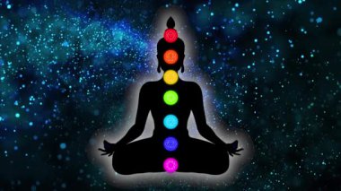Meditasyon Animasyonu, Pozitif İyileştirme Enerjisi, Çakralar, Aura, İç Uyum ve Denge İçin Yedi Enerji Merkezi