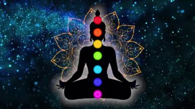 Meditasyon Animasyonu, Pozitif İyileştirme Enerjisi, Çakralar, Aura, İç Uyum ve Denge İçin Yedi Enerji Merkezi
