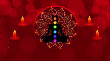 Meditasyon Animasyonu, Pozitif İyileştirme Enerjisi, Çakralar, Aura, İç Uyum ve Denge İçin Yedi Enerji Merkezi
