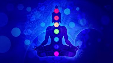 Meditasyon Animasyonu, Pozitif İyileştirme Enerjisi, Çakralar, Aura, İç Uyum ve Denge İçin Yedi Enerji Merkezi