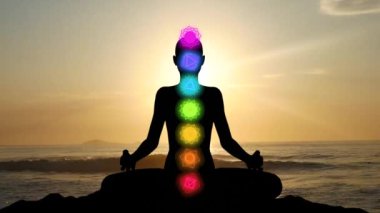 Meditasyon Animasyonu, Pozitif İyileştirme Enerjisi, Çakralar, Aura, İç Uyum ve Denge İçin Yedi Enerji Merkezi