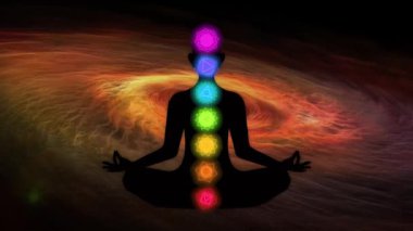 Meditasyon Animasyonu, Pozitif İyileştirme Enerjisi, Çakralar, Aura, İç Uyum ve Denge İçin Yedi Enerji Merkezi