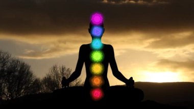 Meditasyon Animasyonu, Pozitif İyileştirme Enerjisi, Çakralar, Aura, İç Uyum ve Denge İçin Yedi Enerji Merkezi