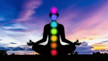 Meditasyon Animasyonu, Pozitif İyileştirme Enerjisi, Çakralar, Aura, İç Uyum ve Denge İçin Yedi Enerji Merkezi
