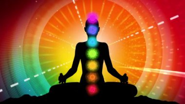 Meditasyon Animasyonu, Pozitif İyileştirme Enerjisi, Çakralar, Aura, İç Uyum ve Denge İçin Yedi Enerji Merkezi