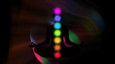 Meditasyon Animasyonu, Pozitif İyileştirme Enerjisi, Çakralar, Aura, İç Uyum ve Denge İçin Yedi Enerji Merkezi
