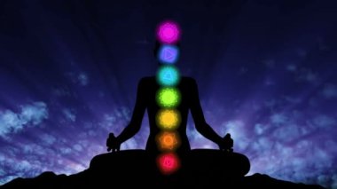 Meditasyon Animasyonu, Pozitif İyileştirme Enerjisi, Çakralar, Aura, İç Uyum ve Denge İçin Yedi Enerji Merkezi