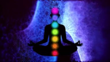 Meditasyon Animasyonu, Pozitif İyileştirme Enerjisi, Çakralar, Aura, İç Uyum ve Denge İçin Yedi Enerji Merkezi