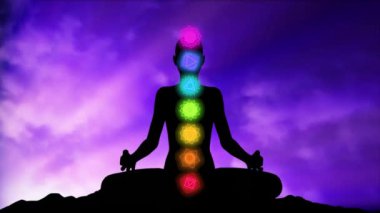 Meditasyon Animasyonu, Pozitif İyileştirme Enerjisi, Çakralar, Aura, İç Uyum ve Denge İçin Yedi Enerji Merkezi