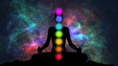 Meditasyon Animasyonu, Pozitif İyileştirme Enerjisi, Çakralar, Aura, İç Uyum ve Denge İçin Yedi Enerji Merkezi