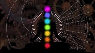 Meditasyon Animasyonu, Pozitif İyileştirme Enerjisi, Çakralar, Aura, İç Uyum ve Denge İçin Yedi Enerji Merkezi
