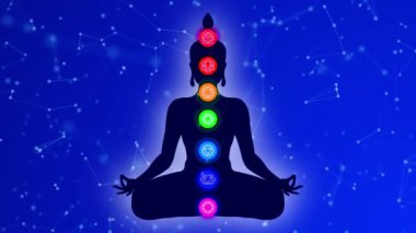 Meditasyon Animasyonu, Pozitif İyileştirme Enerjisi, Çakralar, Aura, İç Uyum ve Denge İçin Yedi Enerji Merkezi