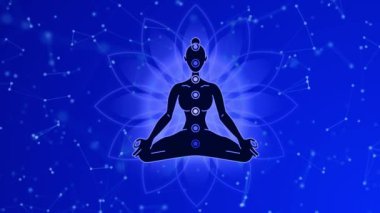 Meditasyon Animasyonu, Pozitif İyileştirme Enerjisi, Çakralar, Aura, İç Uyum ve Denge İçin Yedi Enerji Merkezi