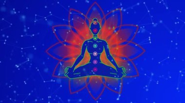 Meditasyon Animasyonu, Pozitif İyileştirme Enerjisi, Çakralar, Aura, İç Uyum ve Denge İçin Yedi Enerji Merkezi