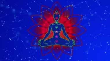 Meditasyon Animasyonu, Pozitif İyileştirme Enerjisi, Çakralar, Aura, İç Uyum ve Denge İçin Yedi Enerji Merkezi