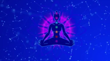 Meditasyon Animasyonu, Pozitif İyileştirme Enerjisi, Çakralar, Aura, İç Uyum ve Denge İçin Yedi Enerji Merkezi