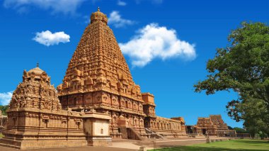 Thanjavur big temple : A Chola Masterpiece clipart