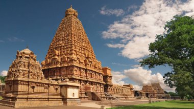 Thanjavur big temple : A Chola Masterpiece clipart