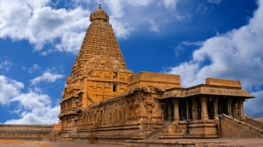 Thanjavur big temple : A Chola Masterpiece clipart