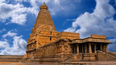 Thanjavur big temple : A Chola Masterpiece clipart