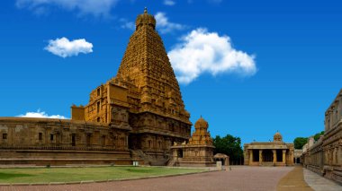 Thanjavur big temple : A Chola Masterpiece clipart