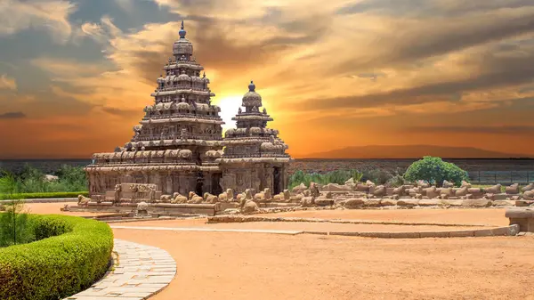 The Shore Temple - A World Heritage Wonder, Mahabalipuram, Tamil Nadu India
