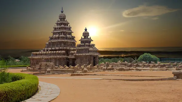 The Shore Temple - A World Heritage Wonder, Mahabalipuram, Tamil Nadu India