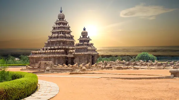 The Shore Temple - A World Heritage Wonder, Mahabalipuram, Tamil Nadu India