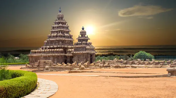 The Shore Temple - A World Heritage Wonder, Mahabalipuram, Tamil Nadu India