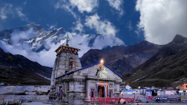 Kedarnath, Uttarakhand India - Beauty and Devotion clipart