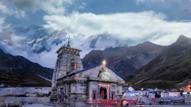 Kedarnath, Uttarakhand Hindistan Güzellik ve Bağlılık