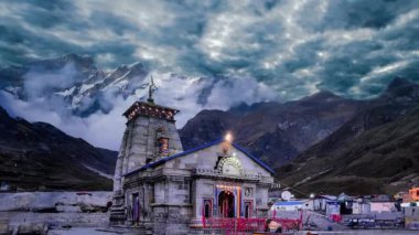 Kedarnath, Uttarakhand Hindistan Güzellik ve Bağlılık
