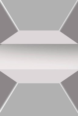 Temiz bir eğim ve dinamik gölge efektleri olan parlak ve minimalist bir geometrik soyut arka plan. Bu çok yönlü tasarım sunumlar, sosyal medya paylaşımları, web sitesi afişleri ve diğer yaratıcı projeler için mükemmeldir. Simetrik yerleşim 