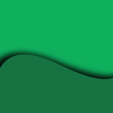 Minimalist Yeşil Dalga Arkaplanı