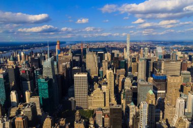 New York, ABD 'deki Empire State binasından Manhattan.