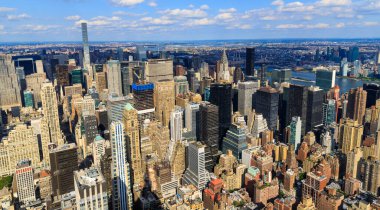 New York, ABD 'deki Empire State binasından Manhattan.