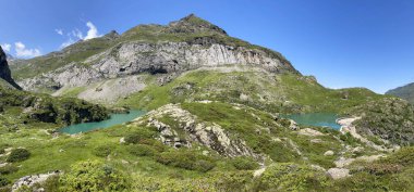 Fransa 'daki Pireneler Dağlarındaki Lac des Gloriettes
