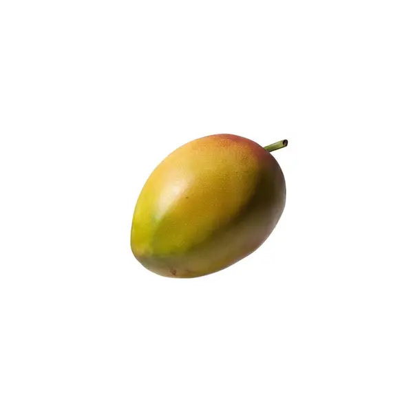 Beyaz arka planda mango meyvesi fotoğrafı. Grafik tasarımı olarak kullanılabilir.
