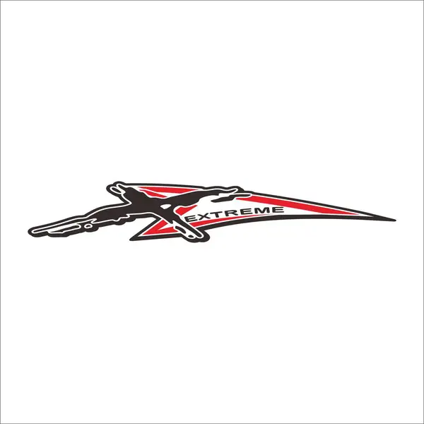 Beyaz arkaplanlı Xtreme yarış grafitileri. Bu grafik tasarımı olarak kullanılabilir