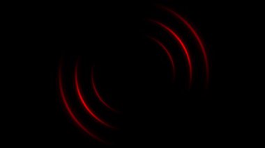 kırmızı çizgi dalga animasyonu yavaşça görünür