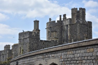 Eski şehir duvarının manzarası