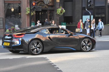 New York, New York - Mayıs 1912: New York City Caddesi, ABD