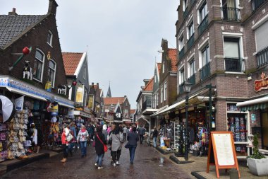 Amsterdam, Hollanda - Mart 19, 22, 16: Hollanda 'nın eski şehir manzarası, 19 Mart