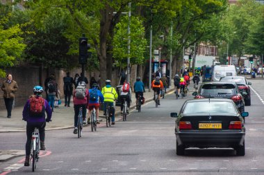 Londra, Birleşik Krallık - 21 Ağustos 22: 19: Londra 'nın merkezi Londra' da önemli bir turizm merkezi.