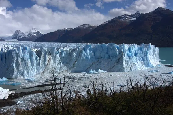 Patagonya Arjantin 'deki perito moreno buzulu..