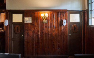 Kahverengi gözlü kahverengi atın dikey görüntüsü.