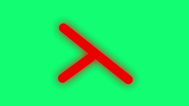 Kızıl Haç Simgesi Canlandırma Yeşil Ekran Arkaplan Videosu