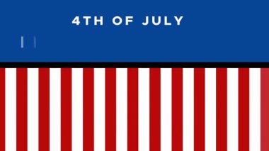 4 Temmuz Animasyon: 124ABD Bayrak Videosu 'yla Bağımsızlık Gününüz kutlu olsun