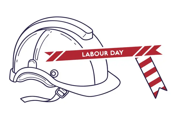 İşçi Bayramı Kurdeleli Asgari Şapka Silueti