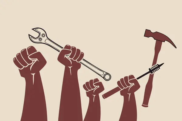 İşçi Bayramı Kurdeleli Asgari Şapka Silueti